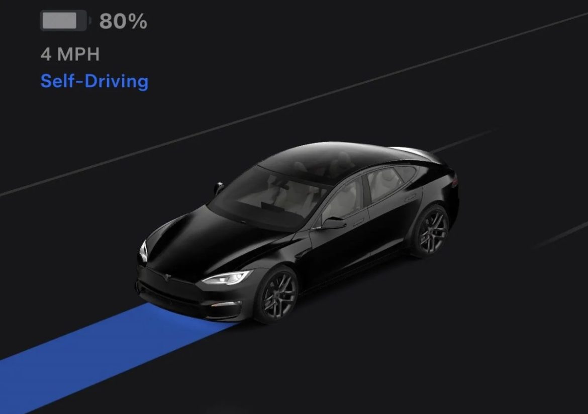 Tesla App Now Shows When FSD is Active In New Update