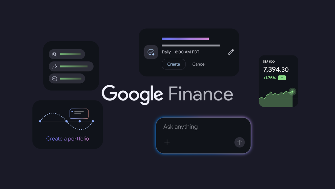 Google Finance updates: New app, portfolios