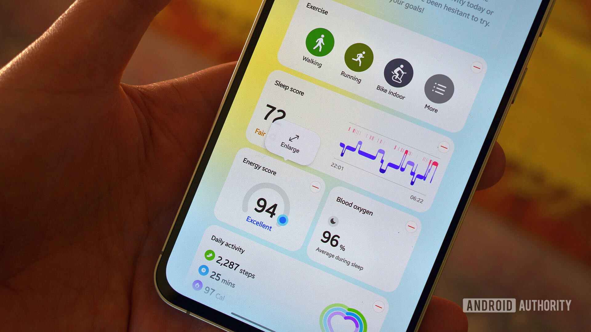 samsung health app redesign enlarge dashboard widgets 1 samsung health app redesign enlarge dashboard widgets 1