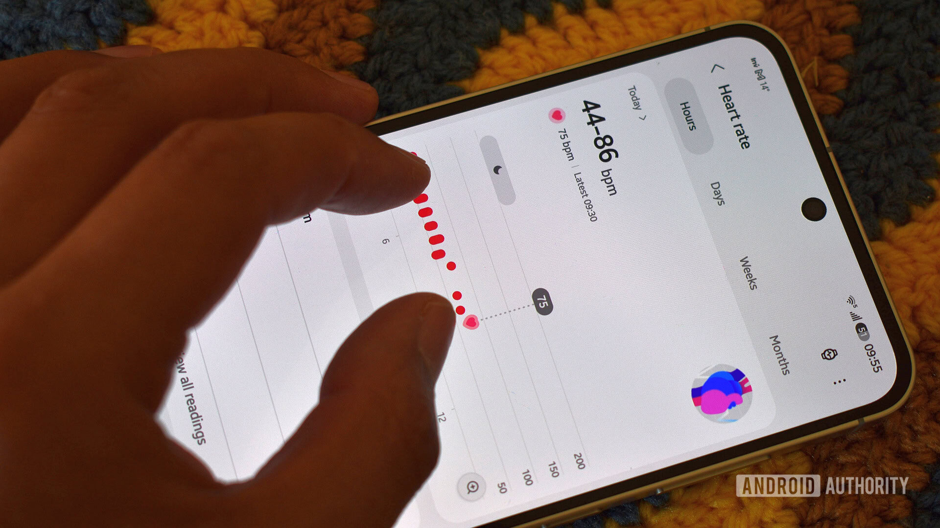 samsung health app redesign pinch heart rate graphs 1 samsung health app redesign pinch heart rate graphs 1